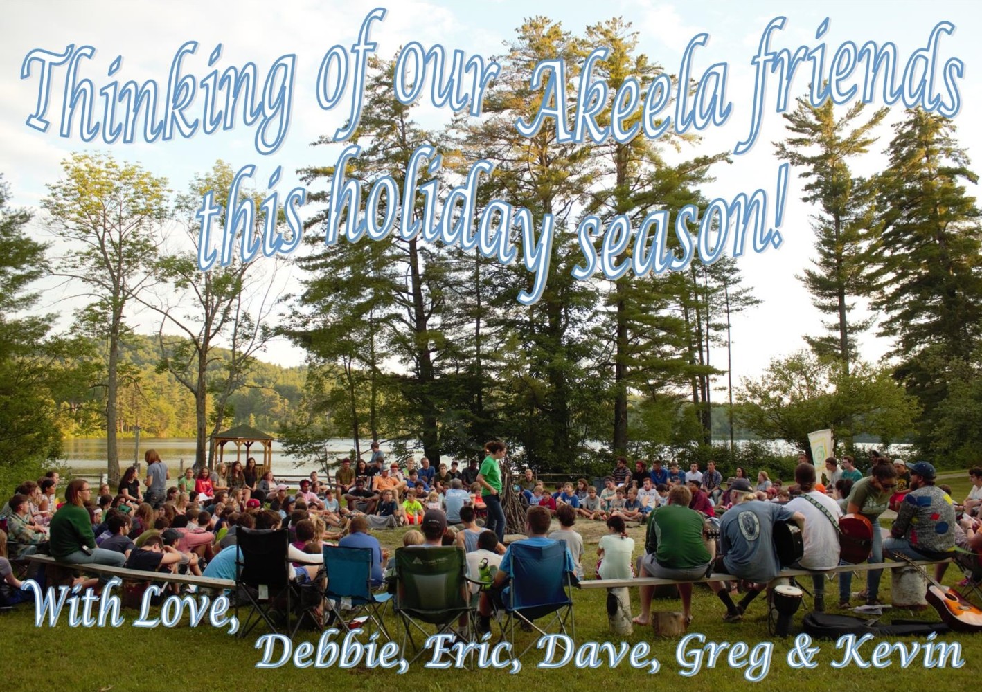 Camp Akeela Vermont Happy Holidays Card